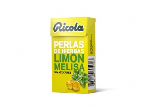Ricola Perlas sin Azúcar Limón 25g