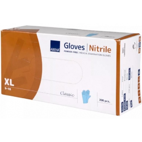 Abena guantes nitrilo azul xl 100 unidades