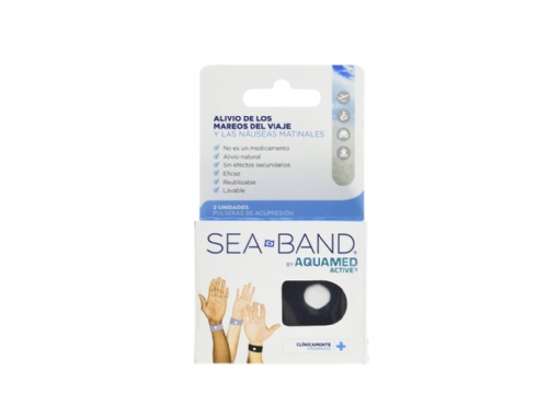 Aquamed Active Pulsera Antimareo Adulto 2uds