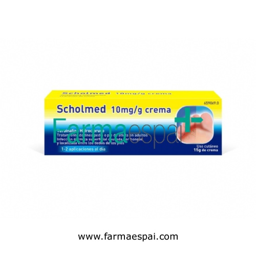SCHOLMED 10 MG/G CREMA , 1 tubo de 15 g