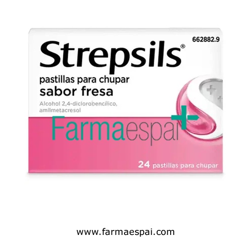 Strepsils Pastillas Para Chupar Sabor Fresa 24 Pastillas