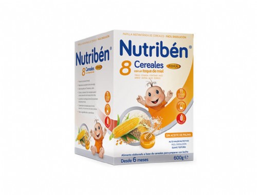 Nutriben® 8 Cereales y Miel Fibra 300g