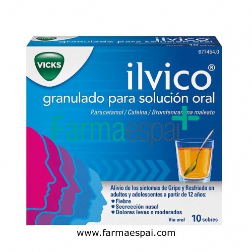 ILVICO GRANULADO PARA SOLUCION ORAL, 10 sobres