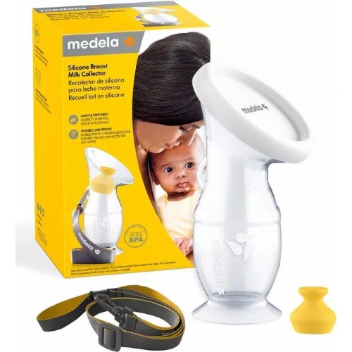Colector de leche materna silicona - medela (1 unidad)