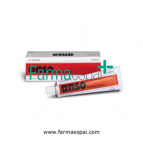 ANSO POMADA RECTAL, 1 tubo de 50 g