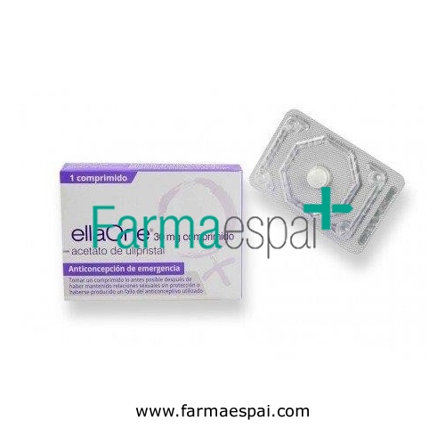 ELLAONE 30 MG COMPRIMIDO RECUBIERTO CON PELICULA, 1 comprimido