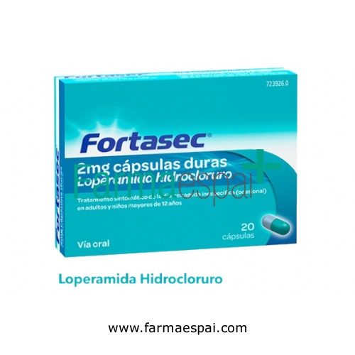 FORTASEC 2 mg CAPSULAS DURAS 20 cápsulas