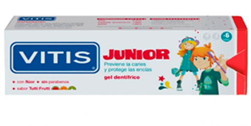 VITIS JUNIOR GEL DENTIFRICO TUTTI FRUTTI (75 ML)