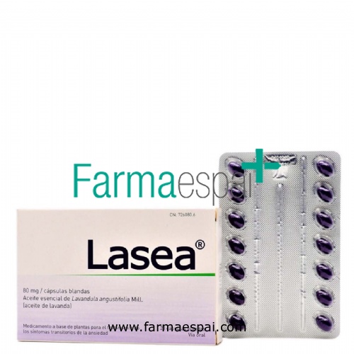 LASEA 80 MG CAPSULAS BLANDAS, 28 cápsulas