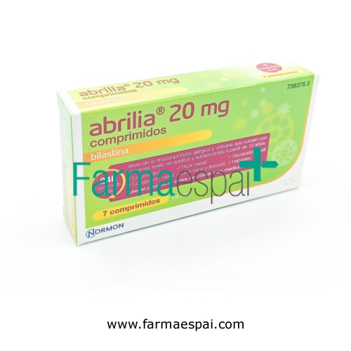 ABRILIA 20 MG COMPRIMIDOS EFG, 14 comprimidos (Blister Al/Al/PA-PVC)