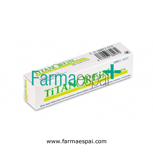 TITANOREIN LIDOCAINA CREMA RECTAL, 1 tubo de 20 g