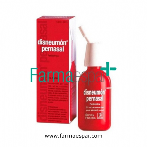 DISNEUMON PERNASAL 5 MG/ML SOLUCION PARA PULVERIZACION , 1 envase pulverizador de 25 ml