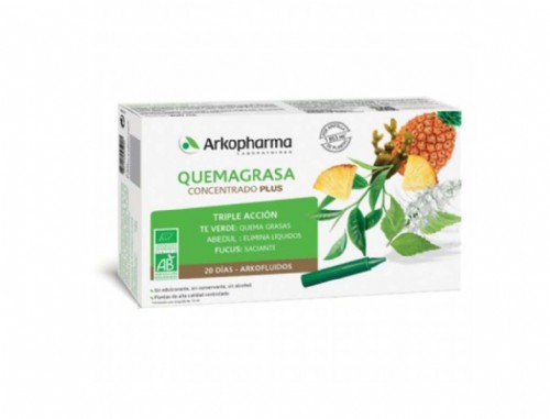 Arkofluido quemagrasa  20 ampollas