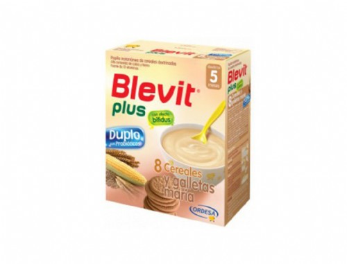 Blevit Plus Duplo 8 Cereales y Galletas Maria 600g