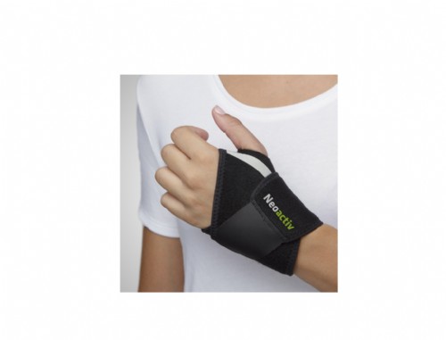 Emo mq15a Negra Muñequera con Pulgar T Única