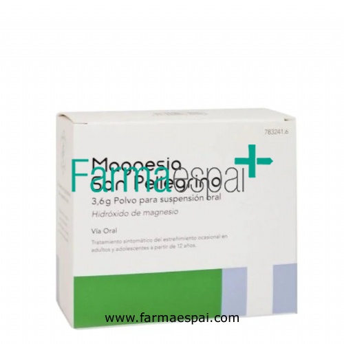 MAGNESIA SAN PELLEGRINO 3,6 g POLVO PARA SUSPENSION ORAL , 20 sobres