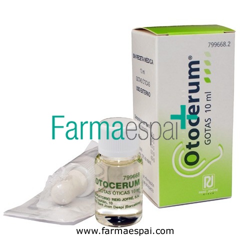 OTOCERUM  GOTAS OTICAS EN SOLUCION , 1 frasco de 10 ml