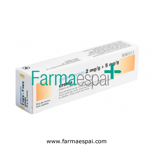 POLARACREM 2 mg/g + 5 mg/g  CREMA , 1 tubo de 20 g