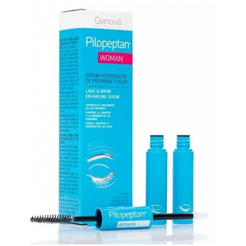 Pilopeptan woman serum potenciador de pestañas y cejas (1 envase 6 ml con aplicador)
