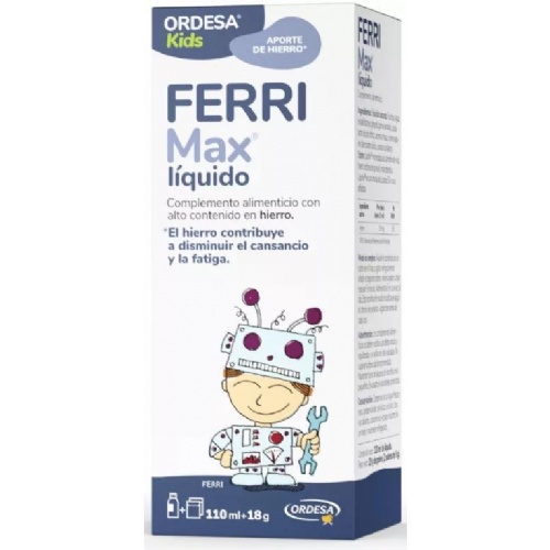 Ferrimax liquido 110 ml+2 sobres de 9 gr