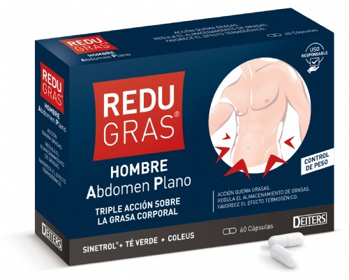 REDUGRAS HOMBRE ABDOMEN PLANO  60 CAPS