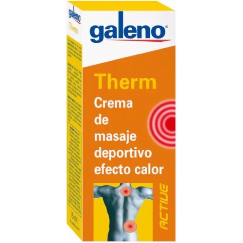 Galeno therm crema efecto calor - calentamiento muscular (75 ml)