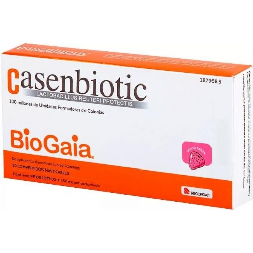 Casenbiotic (30 comprimidos sabor fresa)