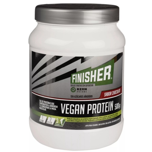 Finisher vegan protein (1 envase 500 g sabor chocolate)