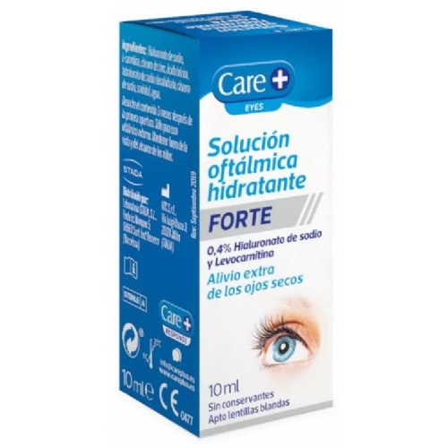 Care+ solucion oftalmica hidratante forte (1 envase 10 ml)