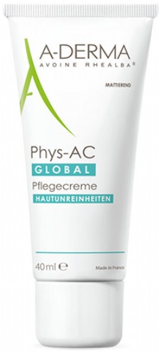 A-derma phys-ac global cuidado imperfecciones sv (40 ml)