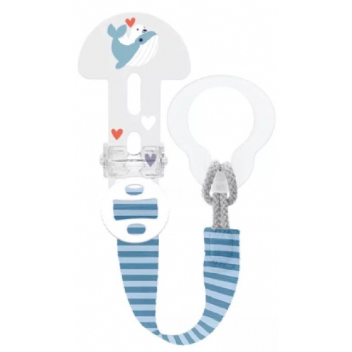 Broche para chupete y cubierta de proteccion - mam clip it! & cover (1 unidad color azul)