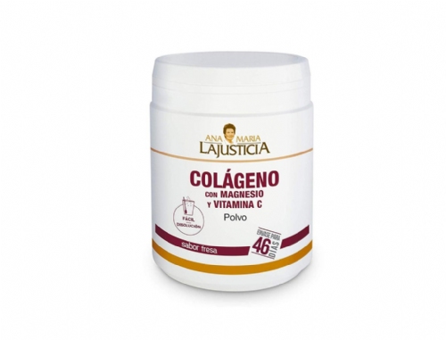 Ana Maria LaJusticia Colágeno con Magnesio y Vitamina C Sabor Fresa 350g 
