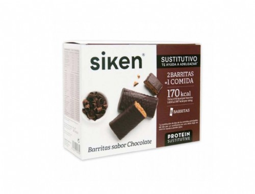 Barrita Sustitutiva de Chocolate 44 g 8 u
