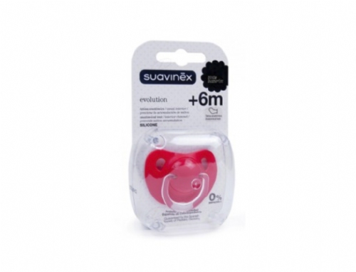 Suavinex Chupete Silicona Evolution Tetina Anatómica +6 meses