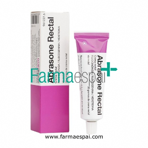 ABRASONE RECTAL, CREMA RECTAL  , 1 tubo de 30 g