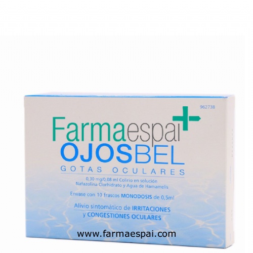 OJOSBEL GOTAS OCULARES, 0,30 mg/0,08 ml Colirio en solución , 10 envases unidosis de 0,5 ml