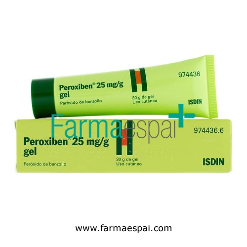 PEROXIBEN  25 mg/g GEL, 1 tubo de 30 g
