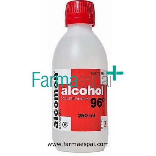 ALCOMON REFORZADO 96º SOLUCION CUTANEA, 1 frasco de 250 ml