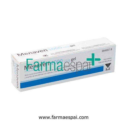 MENAVEN 1000 UI/G GEL , 1 tubo de 60 g
