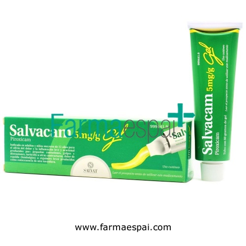 SALVACAM 5mg/g  GEL , 1 tubo de 60 g