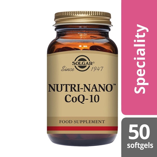 Solgar  nutri nano coenzima q10  30 mg 50 caps