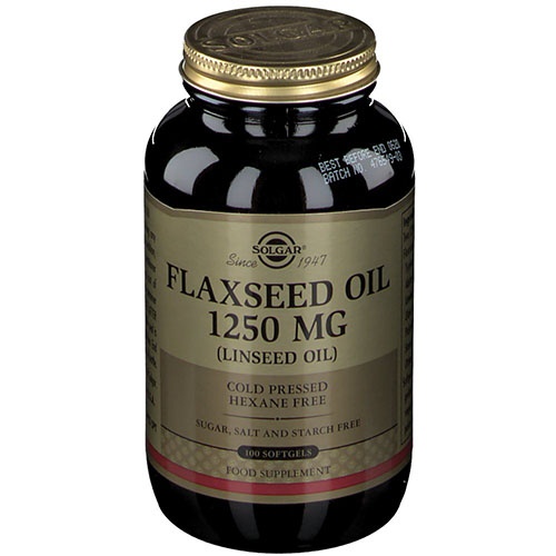 Solgar aceite linaza 1250 mg 100 capsulas