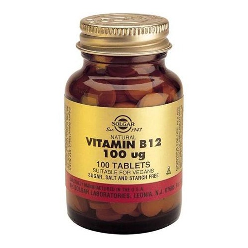 Solgar vit b12 100 mcg 100 comp
