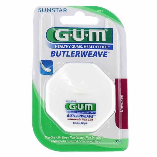 Gum-1055 sin cera - seda dental (54.8 m)