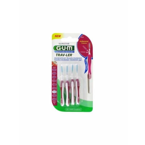 Cepillo interdental viaje - gum 1612 trav-ler (cilindrico 1.4 mm 6 u)