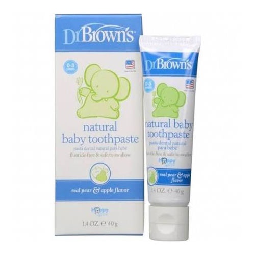 Pasta dental infantil natural - bebe dr brown (40 g)