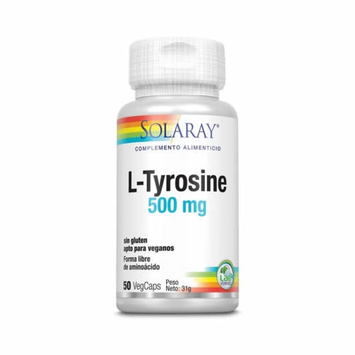 Solaray l-tirosina 500mg 50caps