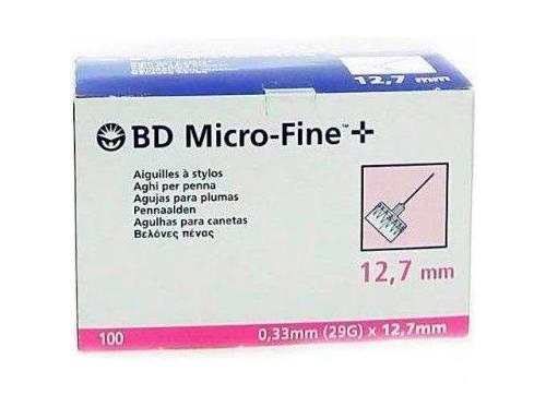 Aguja para plumas esteril - bd (29 g (0.33 mm x 12.7 mm) 100 u/caja)