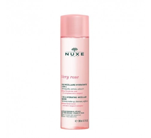 Nuxe Rose Agua Micelar Hidratante 3-en-1 Pieles Secas 200ml