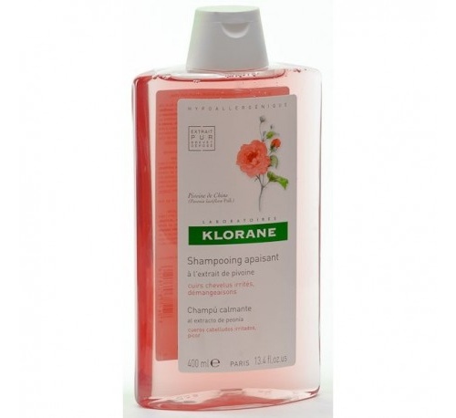 Klorane champu calmante al exto peonia (400 ml)